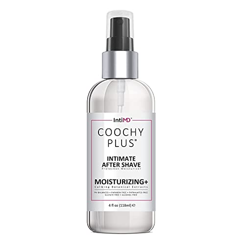 COOCHY Hydratant Protecteur Après-Rasage Intime Plus de IntiMD : Brume Délicate et Apaisante pour la Zone Pubienne et les Aisselles - Formule Antioxydante Contre les Brûlures du Rasoir, les Démangeaisons et les Poils Incarnés.