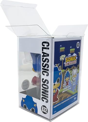 EcoTEK Protectors, 50-Pack Protective Cases Fits 4" Display Figures – Scratch-Resistant, Strong, Crystal Clear Acid-Safe Display Case for Action Figures, Toys, and Collectibles