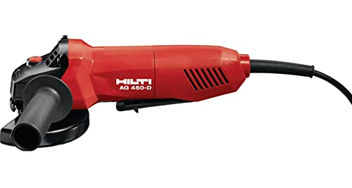 Hilti AG 450-7D Angle Grinder with Dead Man's Switch, Powerful Motor for Cutting and Grinding Metals, for Discs up to 4.5", Weight: 4.4 lbs (3554440) - Click to Buy