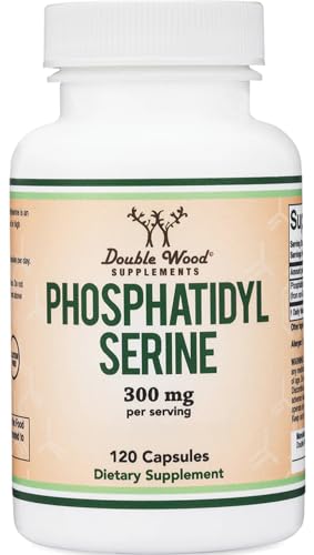 PhosphatidylSerine Supplement 300mg Per Serving, 120 Capsules (Phosphatidyl Serine Complex) by Double Wood - Click to Buy