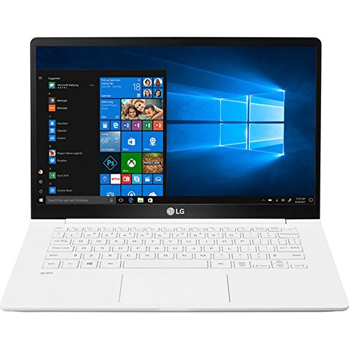 LG gram Laptop - 14" Full HD Display, Intel 8th Gen Core i5, 8GB RAM, 256GB SSD, 21.5 Hour Battery Life - 14Z980-U.AAW5U1 - White (2018) - Click to Buy
