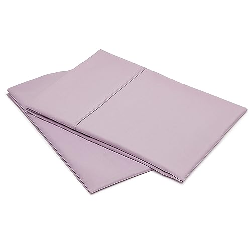 Amazon Basics Lightweight Super Soft Easy Care Microfiber Pillowcase, Standard, 30" L x 20" W, Frosted Lavender - Pack of 2, Pillow Not Included - Click to Buy
