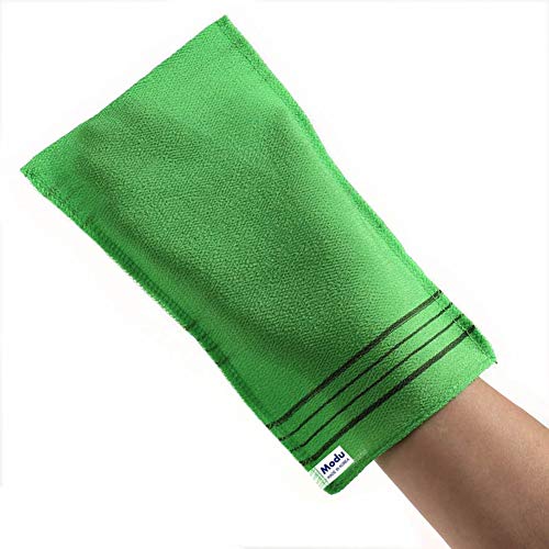 Modu Scrub Exfoliating Korean Mitt Italy Towel Washcloth Bath Scrub Removes Dead Skin (Large 20 pcs) - Click to Buy