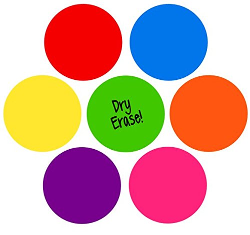 TeachersFriend Dry Erase Circles, Rainbow Set - Click to Buy