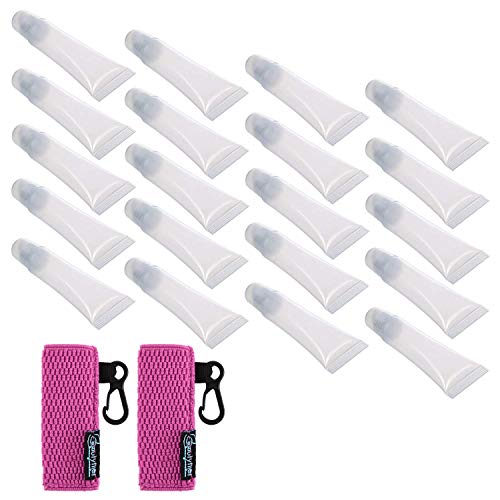 Beautyflier 20 pcs Clear 10ml Refill Empty Tubes Containers for DIY Lip Gloss Balm/Cosmetic - Click to Buy