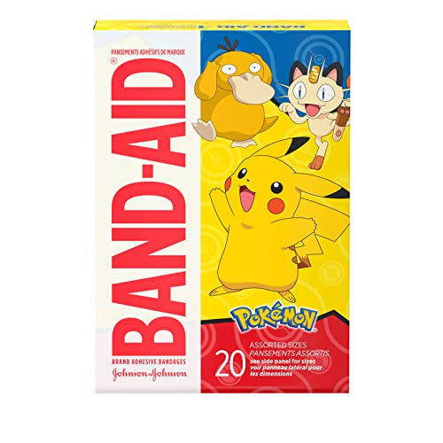 Band-Aid Pokemon, 20 Non-Stick Bandage Pads - Click to Buy