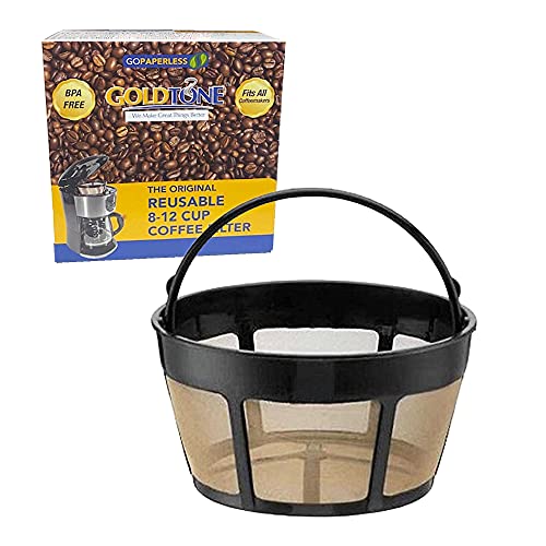GOLDTONE Reusable Basket Coffee Filter for BONAVITA 1901TS and BONAVITA 1901PW, BPA-Free, (1 Pack)