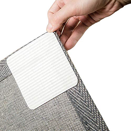 Home Techpro Rug Pad Gripper for Hardwood Floors No Damage, “Vacuum TECH” - New Materials to Non Slip Rug Pads, Under Rug Carpet Tape : Keep Your Rug in Place & Make Corner Flat - Click to Buy