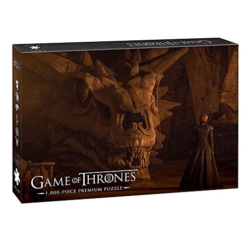 USAOPOLY Game of Thrones 1,000 Piece Premium Puzzle Balerion The Black Dread | Officially Licensed Game of Thrones Merchandise | Hours of Fun for All Ages! - Click to Buy