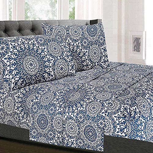 1800 Supreme Collection Sheet Set – Soft Egyptian Quality Brushed Microfiber Sheets – Luxury Bedding Set with Flat Sheet, Fitted Sheet, 2 Pillow Cases - Click to Buy