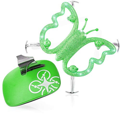 Hand Operated Butterfly Drone for Kids - Monarch Hands Free Motion Controlled Mini Drone Toys, Flying Butterfly Drones for Girls or Boys (Green Drone)