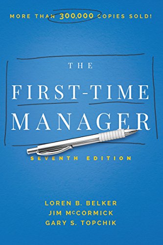 The First-Time Manager (First-Time Manager Series) (English Edition) - Click to Buy