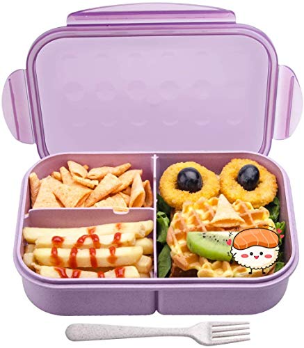 Meal Prep Containers 3 Compartment [20 Pack], w/Bonus Lunch Bag, BPA Free, Freezer, Microwave, Upper Dishwasher Safe, Reusable Bento Boxes, Lunch Boxes, Lunch Containers(32 oz) - Click to Buy