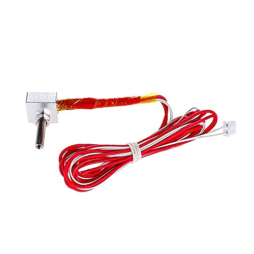 Anet Hot End Kit for A8 3D Printer, Includes 0.4mm MK8 Brass Extruder Nozzle, 30mm A8 Throat Teflon Tubing, Heater Block, NTC 3950 Thermistor, 12V 40W Heater - Click to Buy