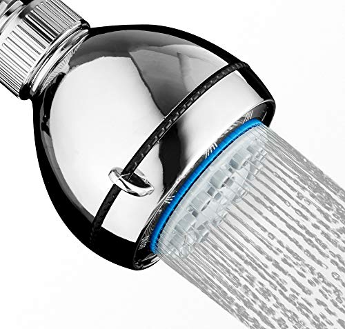 DRENCH'D Fixed Shower Head High Pressure Multi Spray Settings; 2.5 GPM Flow Rate; Sealant Tape Included - Click to Buy
