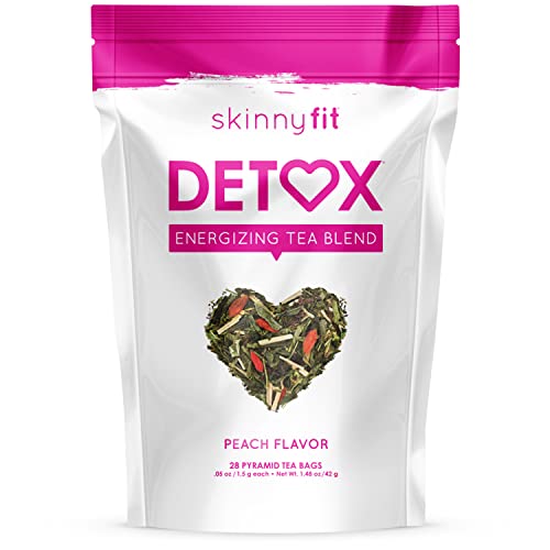 SkinnyFit Detox-Tee: Natürlich, Abführmittelfrei, unterstützt ein gesundes Gewicht, hilft Blähungen zu reduzieren, natürliche Energie, unterstützt das Immunsystem, vegan, 28 Portionen - Click to Buy