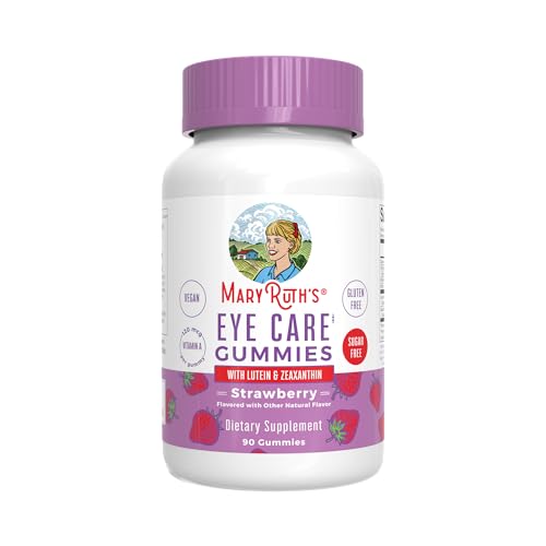 MaryRuth Organics Eye Care Gummies | Eye Health Vitamins for Adults and Kids | Lutein and Zeaxanthin Supplements | for Eyes | Vegan | Non-GMO | Gluten Free | 90 Count | 45 Day Supply