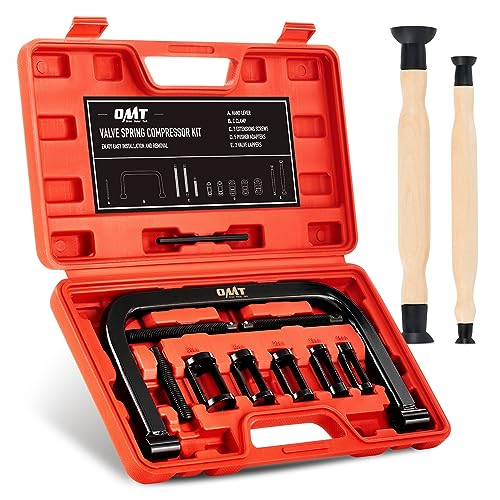 Orion Motor Tech Valve Spring Compressor, 10pcs Valve Spring Removal Tool with Solid C Clamp, 5pcs Collet Pusher Adapters for Motorcycle, ATV, Car, Small Engine Vehicle Equipment - Click to Buy