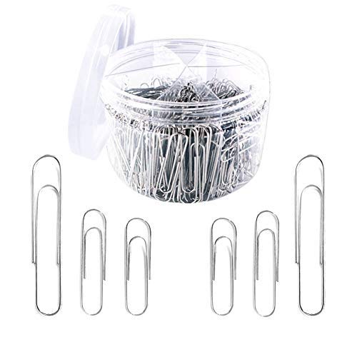 600 Pieces Paper Clips-Paperclips Paperclip Paper Clip Assorted Size Small Medium Jumbo/Large(28mm 33mm 50mm) for School Office Personal Document Organizing Professional Work Office Supplies - Click to Buy