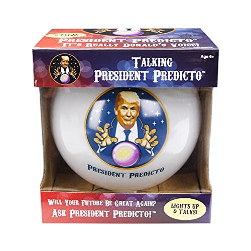 OUR FRIENDLY FOREST President Predicto - Donald Trump Fortune Teller Ball - The Greatest Way to Discover Your Future - Ask a YES or NO Question & Trump Speaks the Answer - Like a Next Generation Magic 8 Ball ââ‚¬â€œ Funny Gift - Click to Buy