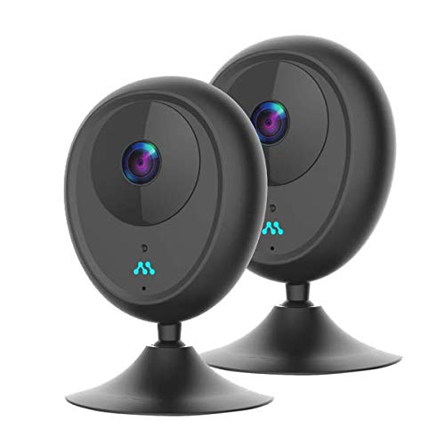 Momentum Cori Smart Home Camera, Indoor WiFi HD | Multiple Device Connection, for Security, Dog/Pet Monitoring, Business Surveillance, Camera with Audio, 2 Way Talk, Motion Detection | Black - 2 Pack - Click to Buy