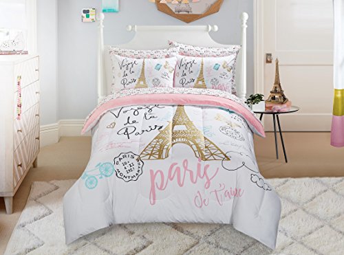 Heritage Kids Bonjour Comforter Set, Pink, Twin - Click to Buy