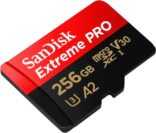 SanDisk Extreme Pro Micro SDXC UHS-I U3 A2 V30 Memory Card (256GB) - Click to Buy