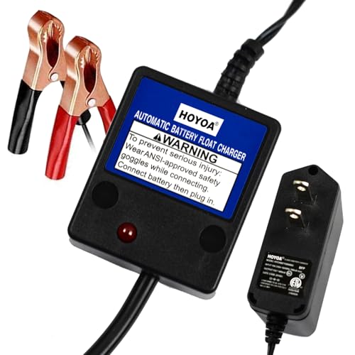 HOYOA Small Automatic Battery Float trickle Charger 12v for car Boat Household Motorcycle Automotive (Based on Use in Commerce) Chargers for Electric Batteries - Click to Buy