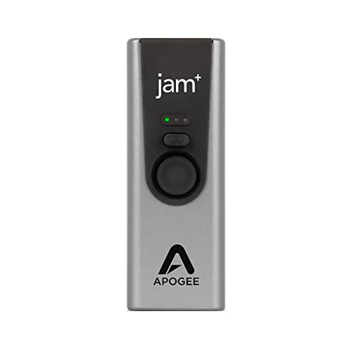 Apogee Jam Plus - Portable USB Audio Interface for Guitars, Bass, Keyboards and Instruments, Works with iOS, MAC OS and Windows PC, Made in USA - Click to Buy
