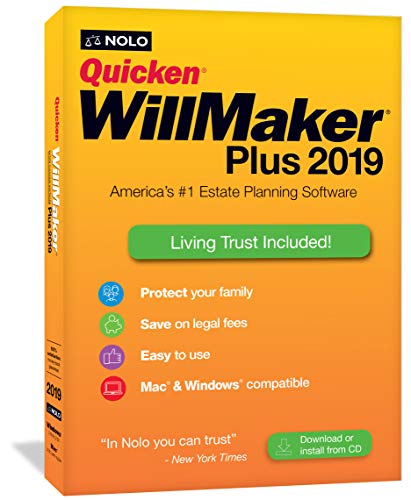 Quicken WillMaker Plus 2019 and Living Trust software - Click to Buy