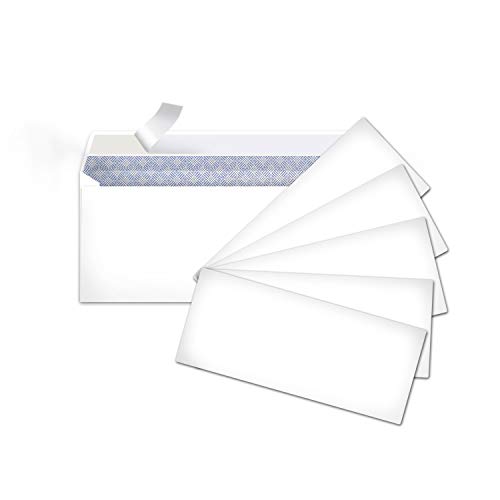 Amazon Basics #9 Envelopes with Peel & Seal, Security Tinted, 100-Pack - Click to Buy