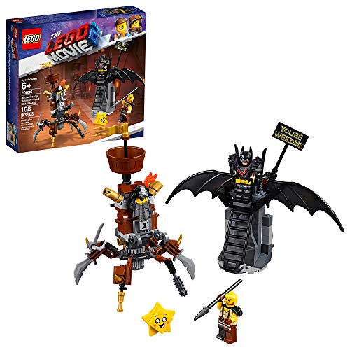 LEGO THE LEGO MOVIE 2 Battle-Ready Batman and MetalBeard 70836 Building Kit, Superhero and Pirate Mech Toy, New 2019 (168 Pieces) - Click to Buy