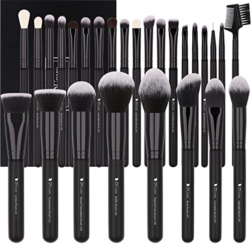 DUcare Professional Makeup Brushes Set 27Pcs Makeup Brush Set Premium Synthetic Kabuki Foundation Blending Face Powder Blush Concealers Eye Shadows Brushes - Click to Buy