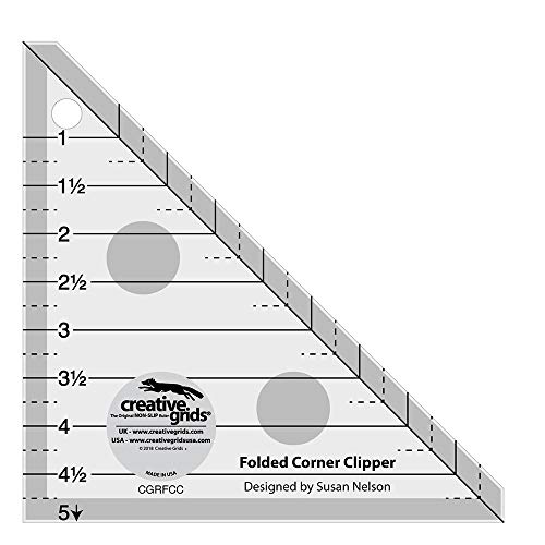Creative Grids Folded Corner Clipper Tool - Quilting Tool - Acrylic Construction - 5 Inches - Click to Buy