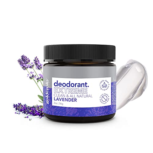 Golden Sky Naturals All Natural Extreme Deodorant Cream with Lavender Essential Oil, Aluminum-Free and Paraben-Free, Non-Toxic Deodorant, 2oz, Lavender - Click to Buy