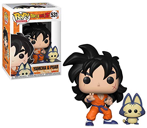 Funko Pop! & Buddy: Dragon Ball Z - Yamcha & Puar Toy, Multicolor