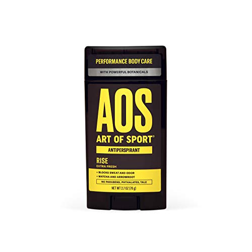 Art of Sport Men's Antiperspirant Deodorant Stick, Rise Scent, Athlete-Ready Formula with Matcha, 2.7 oz - Click to Buy