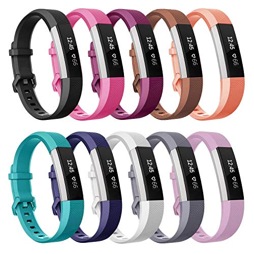 GOSETH Compatible Fitbit Ace Band Fitbit Alta Band, Fitbit Ace Accessories Bands Watch Buckle Design Replacement Strap Compatible Fitbit Ace Fitness Tracker for Kids 8+ (10- Pack) - Click to Buy