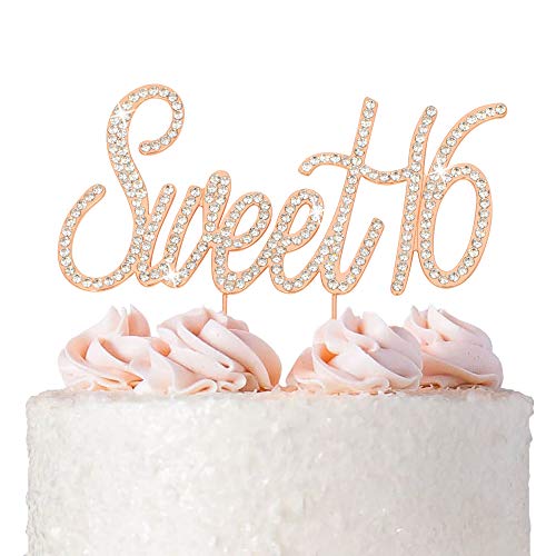Mr et Mrs pour gâteau Sweet 16 Rose - Click to Buy