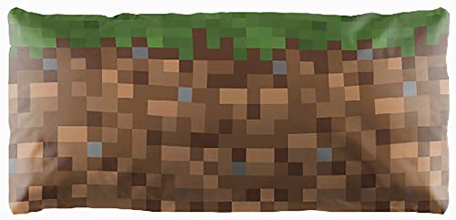 Jay Franco Minecraft Decorative Body Pillow Cover - Super Soft 1-Pack Bed Pillow Cover - Measures 20 Inches x 54 Inches - Click to Buy