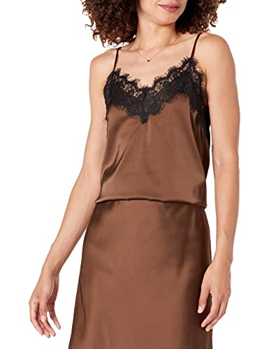 The Drop womens Natalie V-Neck Lace-Trimmed Camisole Tank Top - Click to Buy