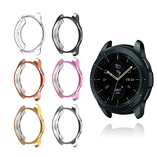 2 pcs Hagibis Housse Protection Compatible Samsung Galaxy Montre 46 mm Sm-r800/Samsung Galaxy Watch 42 mm Sm-r810, Transparente 42mm 06 Pack - Click to Buy
