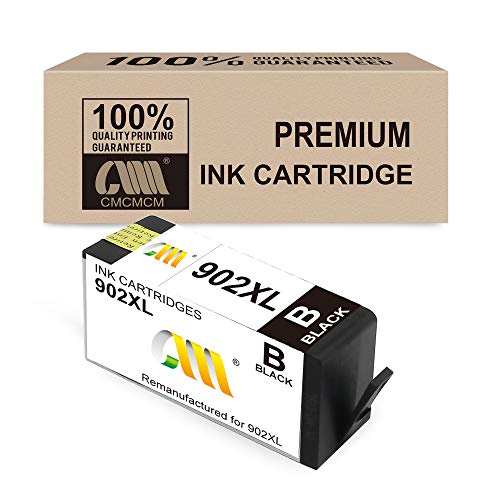 CMCMCM BLACK Remanufactured Ink Cartridge Replacement for HP 902XL 902 XL Work for OfficeJet Pro 6978 6962 6968 6975 6960 6970 6950 6954 6979 6951 Printer - Click to Buy