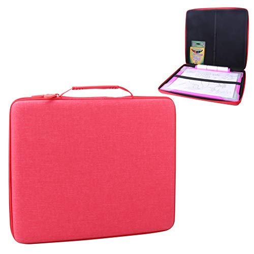 Aenllosi Hard Carrying Case Compatible with Light-up Tracing Pad (red) - Click to Buy