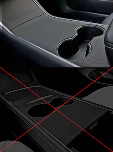 Tesla Model 3 / Model Y Center Console Wrap (Gen 1.0, Matrix Black) - Click to Buy