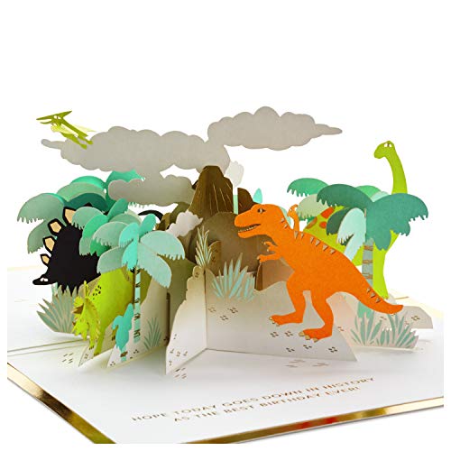 Hallmark Signature Paper Wonder Pop Up Birthday Card (Dinosaurs) - Click to Buy