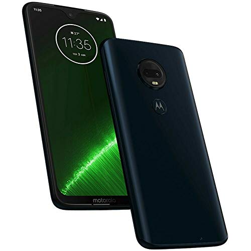 Motorola Moto G7 + Plus (64 Go, 4 Go de RAM) Dual SIM 6.2" 4G LTE (GSM Uniquement) Usine Unlocked Smartphone Modèle International XT1965-2 (Deep Indigo) - Click to Buy