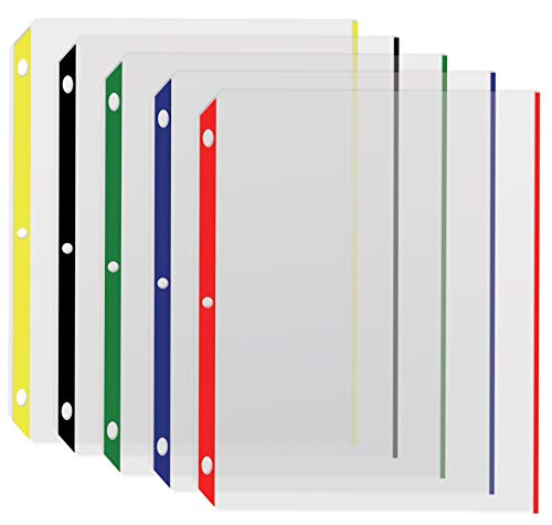 Better Office Products Farbcodierte Kanten, 21,6 x 27,9 cm, 5 verschiedene Farben, 100 Stück - Click to Buy