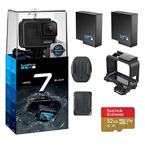 GoPro Hero 7 (Black) Action Camera w/ 2 Extra Batteries + 32GB Memory Card - Click to Buy