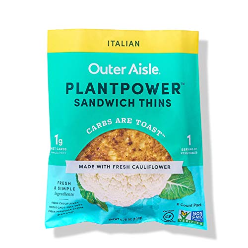 Outer Aisle Gourmet Cauliflower Sampler Pack | Keto, Low Carb, Grain-Free, Gluten-Free (Italian Pizza Crust) - Click to Buy